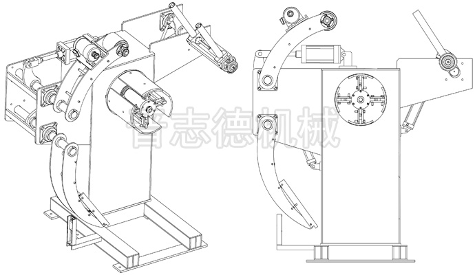 三合一送料機料架結(jié)構